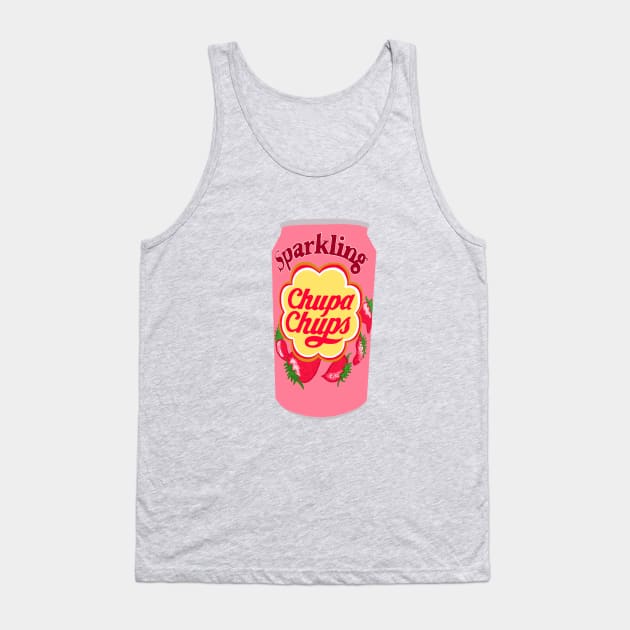 Pink drink Tank Top by cariespositodesign